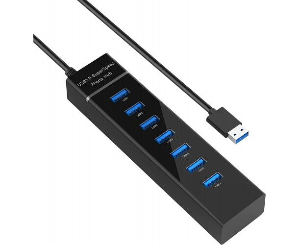 USB-Хаб (концентратор) KS-is KS-569 1x USB 3.0 6x USB 2.0 F в USB 3.0 Type A M с БП