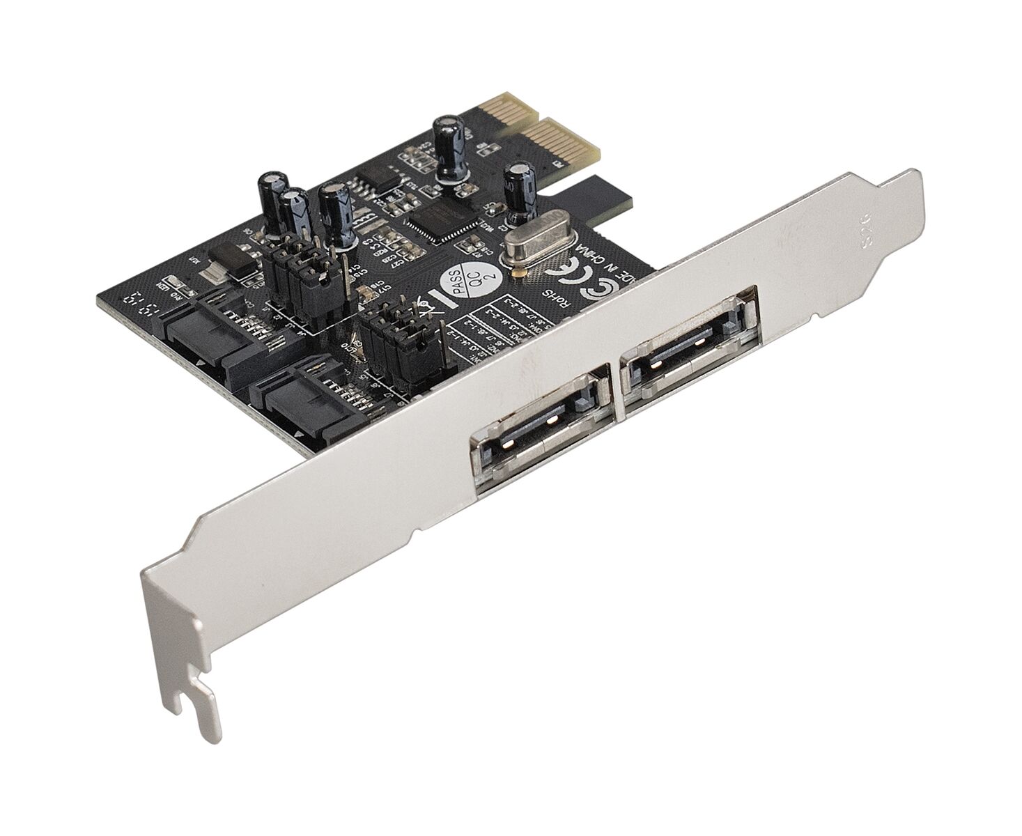 Контроллер Exegate EXE-501 EX283707 RUS PCI-E 2.0, SATA3 6 Gb/s, 2 int+2 ext (OEM)