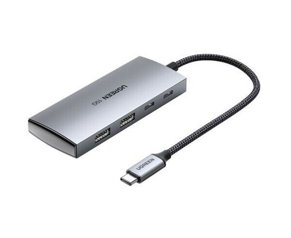 USB Hub UGREEN CM480 30758 USB-C To 2x USB-A+2x USB-C HUB without PD space gray