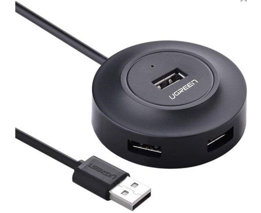 USB Hub Ugreen CR106 (20277) черный