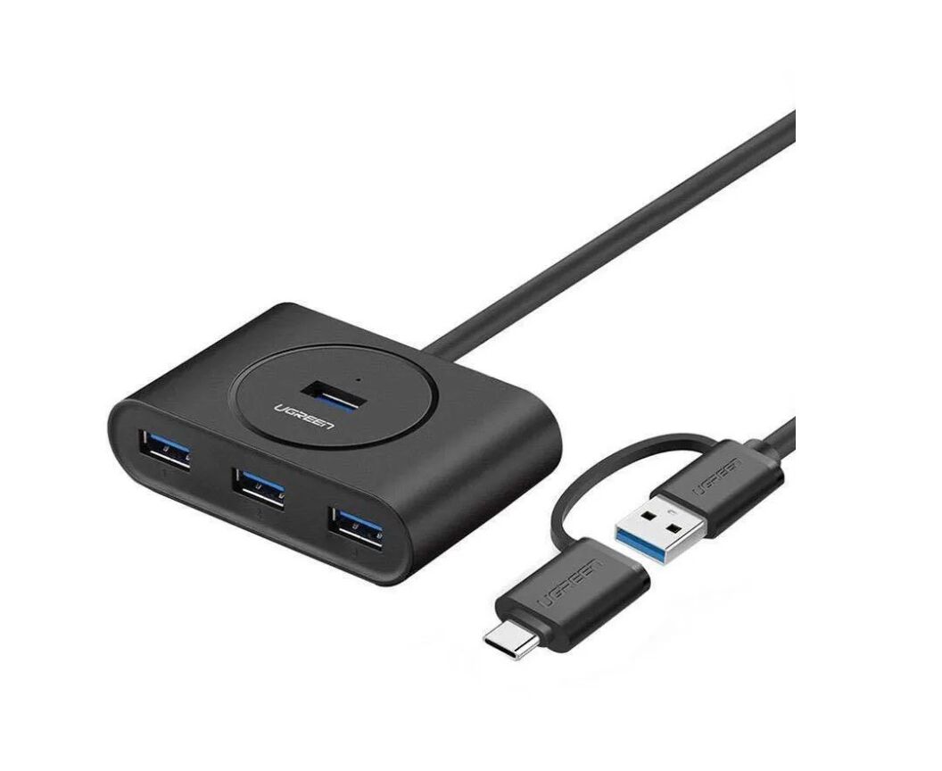 USB Hub Ugreen CR113 (40850) черный
