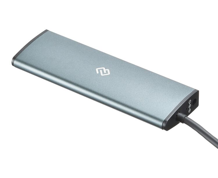 Разветвитель USB-C Digma HUB-2 U3.0 СCR-UC-G 5порт. серый