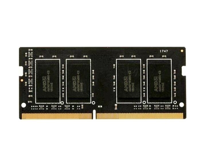 ОЗУ AMD Radeon R7 Performance R748 G2606 S2 S-U DDR4 8 Gb 2666 M Hz Series RTL PC4-21300 CL16 SO-DIMM 260-pin 1.2 В