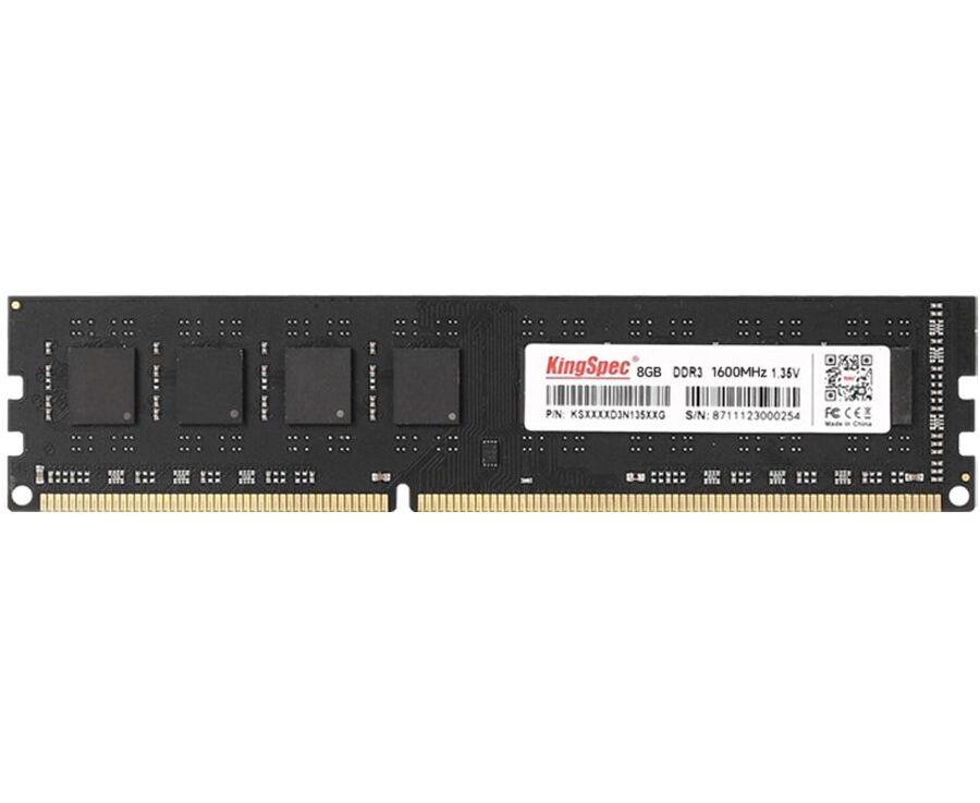 ОЗУ KINGSPEC KS1600 D3 P13508 G DDR3 L 8 Gb 1600 M Hz PC3-12800 CL11 DIMM 240-pin 1.35 В RTL