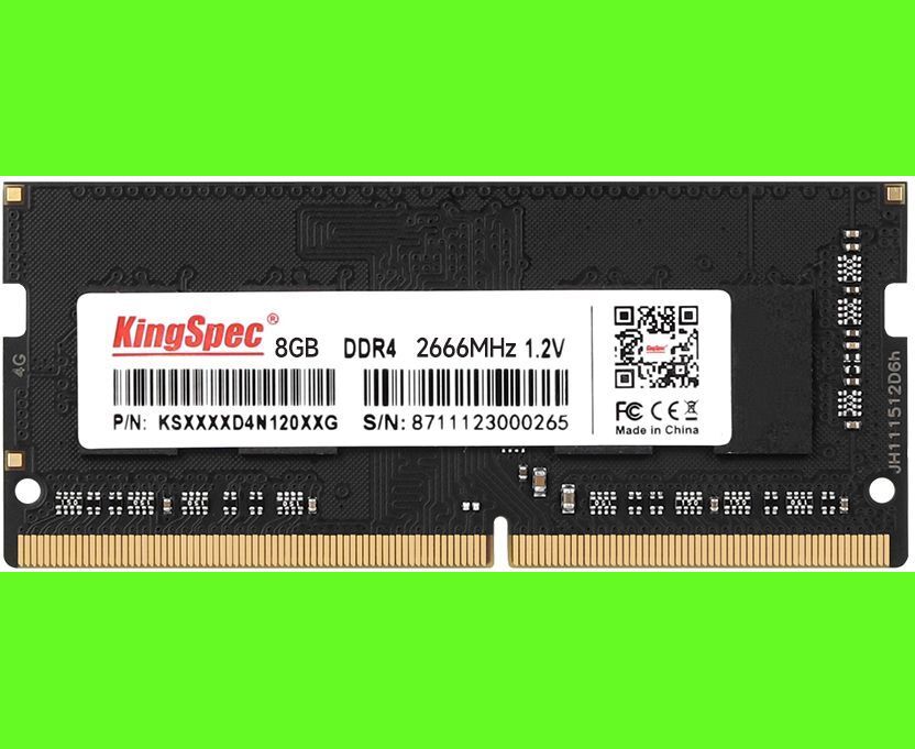 ОЗУ Kingspec KS2666 D4 N12008 G DDR4 8 Gb 2666 M Hz RTL SO-DIMM 204-pin 1.35 В