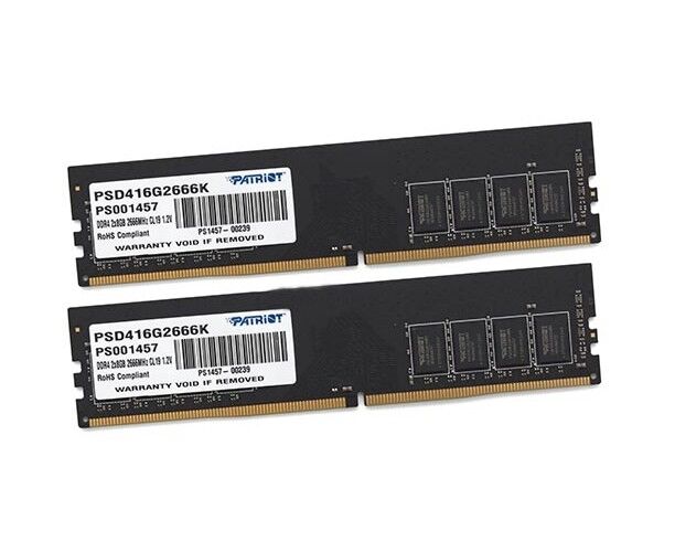 ОЗУ Patriot (PSD416 G2666 K) 16 GB PC21300 DDR4 KIT2