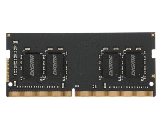 ОЗУ Digma DGMAS42666004 S DDR4 4 Gb 2666 M Hz RTL PC4-21300 CL19 SO-DIMM 260-pin 1.2 В single rank