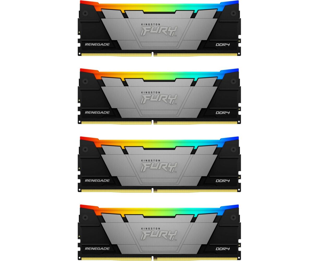 ОЗУ Kingston Fury Renegade RGB KF432 C16 RB2 AK4/32 32 GB 3200 M Hz DDR4 CL16 DIMM (Kit of 4)
