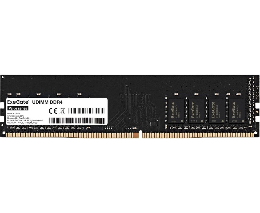 ОЗУ Exe Gate Value EX283085 RUS DIMM DDR4 8 GB PC4-19200 2400 M Hz