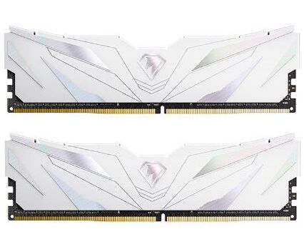 ОЗУ Netac Shadow II (NTSWD4 P32 DP-32 W)DDR 4 DIMM 32 Gb (16 Gbx2) PC25600, 3200 Mhz, C16 White, с радиатором