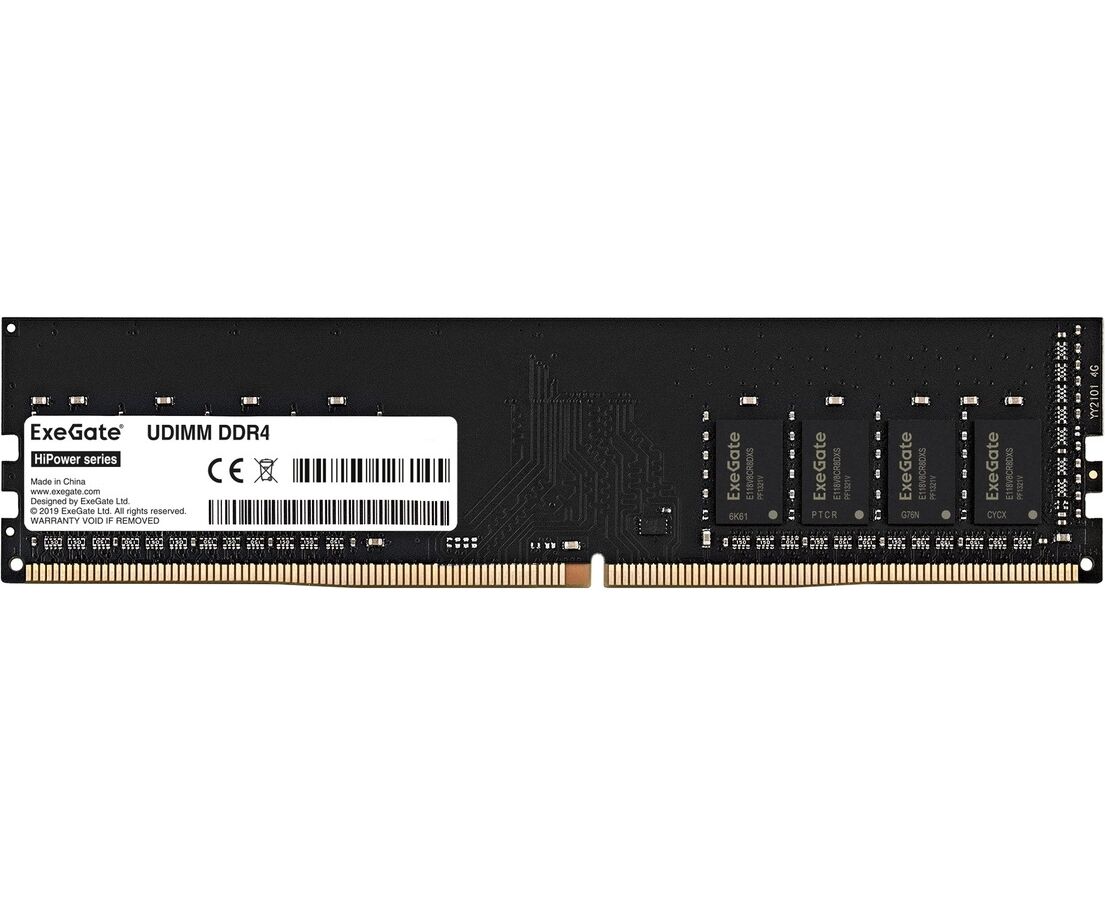 ОЗУ Exe Gate EX288050 RUS Hi Power DIMM DDR4 8 GB (PC4-21300) 2666 M Hz