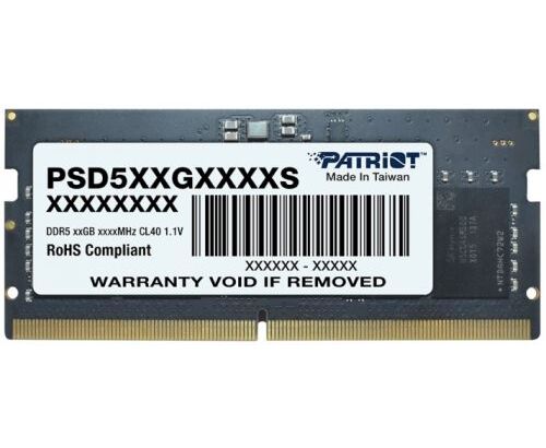 ОЗУ Patriot SL (PSD58 G560041 S) DDR5 8 GB 5600 M Hz SODIMM