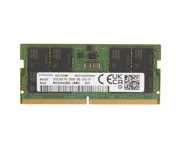 ОЗУ Samsung M425 R4 GA3 BB0-CWM DDR5 32 GB SODIMM 5600 M Hz 2 Rx8, 1.1 V