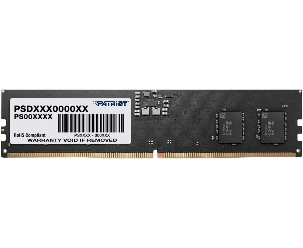 ОЗУ Patriot SL PSD516 G56002 DDR5 16 GB 5600 M Hz UDIMM