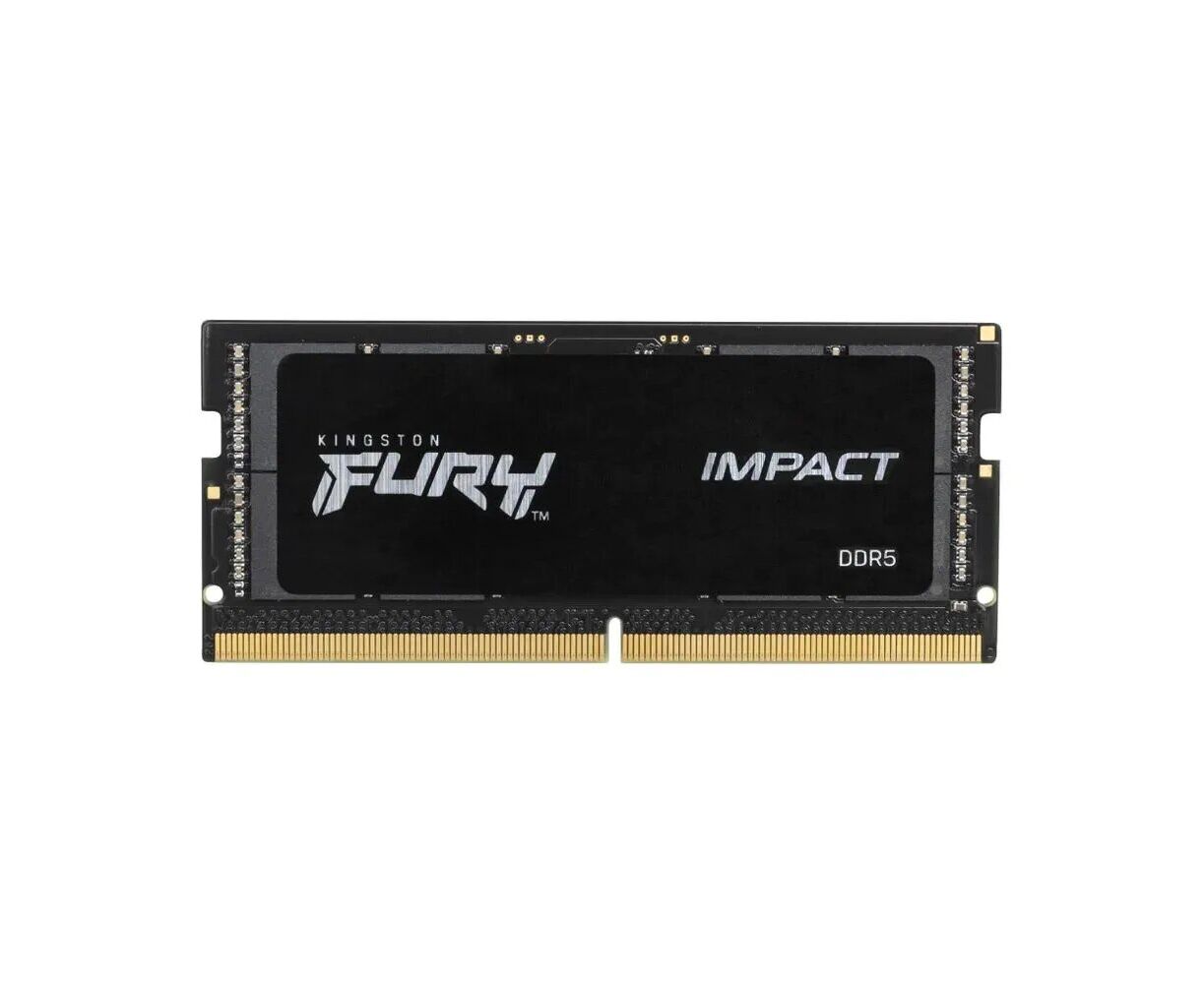 ОЗУ Kingston Fury Impact KF564 S38 IB-16 DDR5 - 1x 16 ГБ 6400 МГц, для ноутбуков (SO-DIMM), ECC, Ret