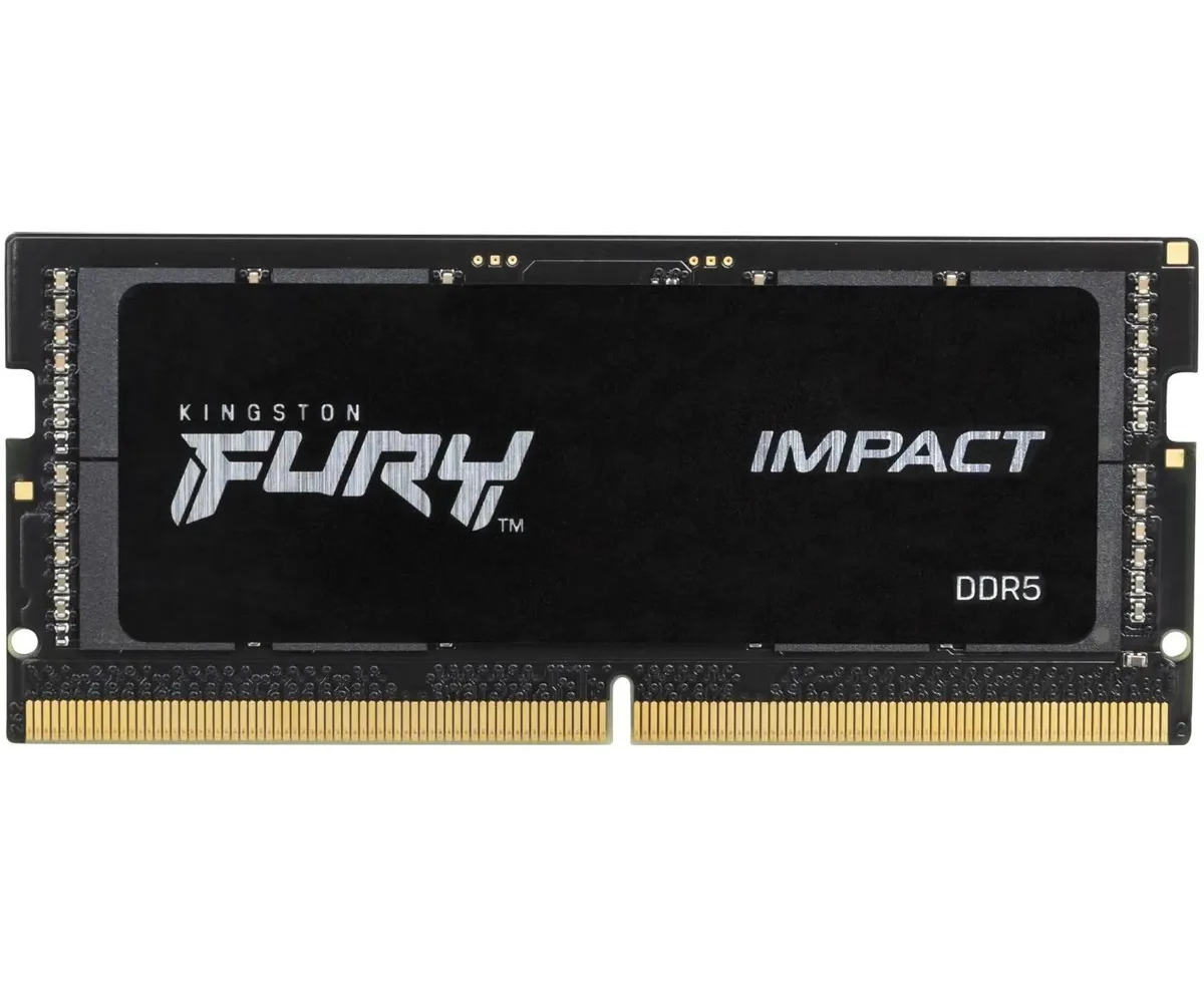 ОЗУ Kingston Fury Impact KF560 S38 IB-16 DDR5 - 1x 16 ГБ 6000 МГц, для ноутбуков (SO-DIMM), ECC, Ret