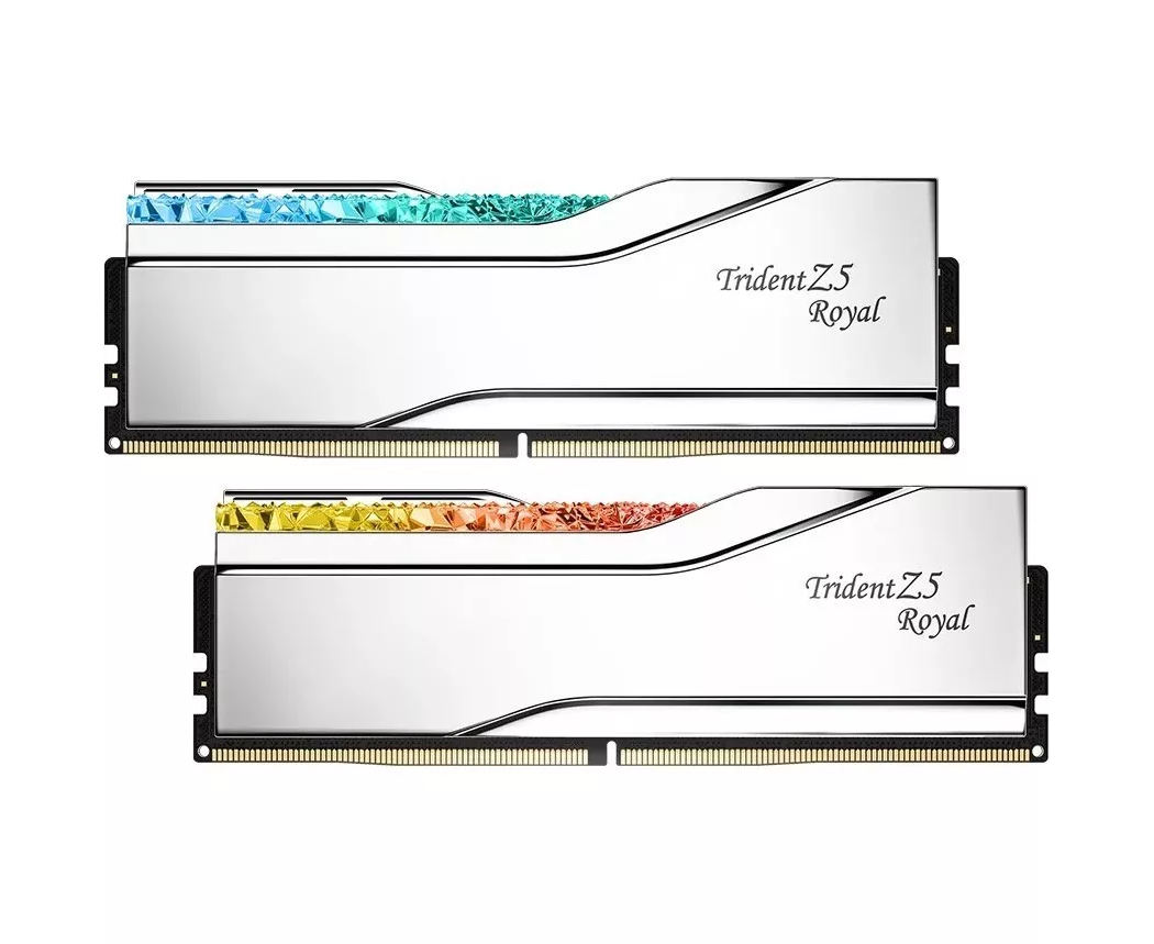 ОЗУ G.SKILL Trident Z5 Royal RGB (F5-6400 J3239 G32 GX2-TR5 S) 64 GB (2x32 GB) DDR5 6400 M Hz CL32 (32-39-39-102) 1.4 V