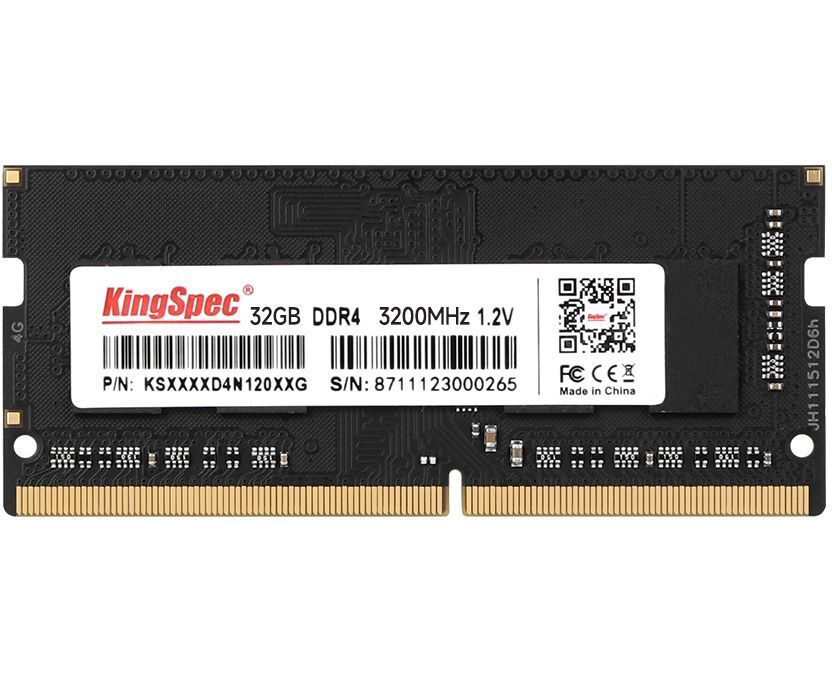 ОЗУ Kingspec KS3200 D4 N12032 G DDR4 32 Gb 3200 M Hz RTL SO-DIMM 204-pin 1.35 В