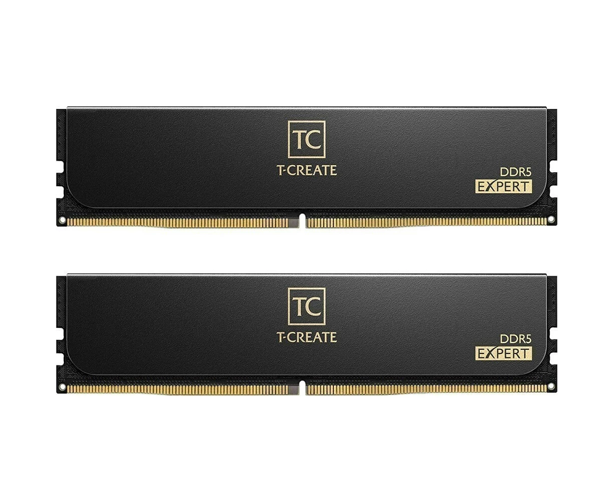 ОЗУ TEAMGROUP T-Create Expert 32 GB (CTCED532 G7200 HC34 ADC01) (2x16 GB) DDR5 7200 M Hz CL34 (34-42-42-84) 1.4 V / Black