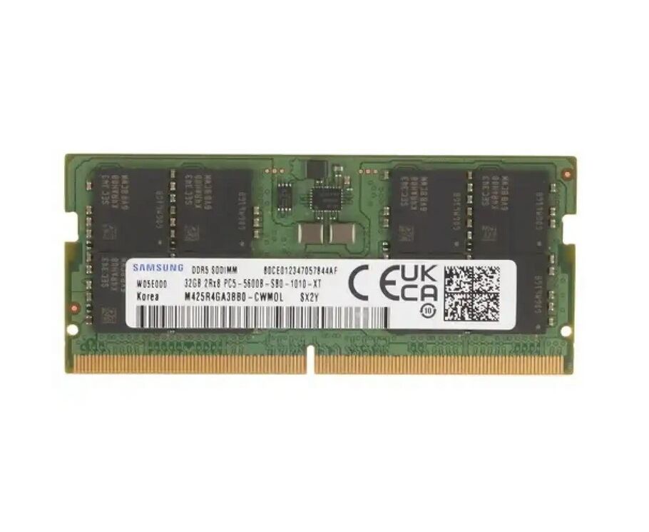 ОЗУ Samsung M425 R4 GA3 BB0-CWM0 L DDR5 32 GB SODIMM 5600 M Hz 2 Rx8, 1.1 V