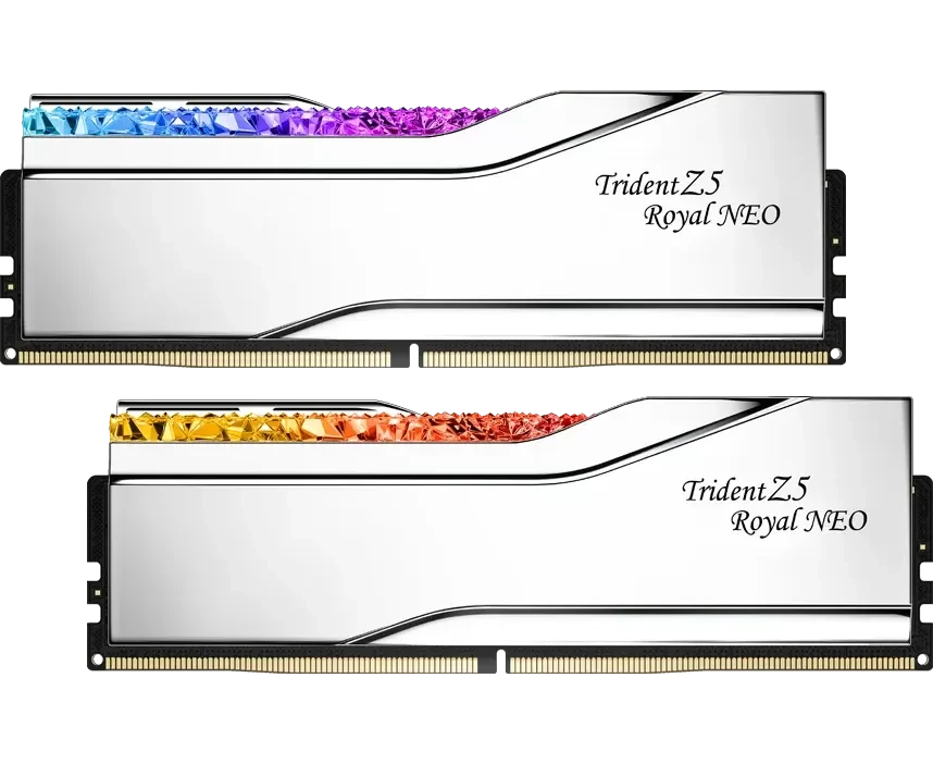 ОЗУ G.SKILL Trident Z5 Royal Neo RGB 96 GB (F5-6000 J2836 F48 GX2-TR5 NS) (2x48 GB) DDR5 6000 M Hz CL28 (28-36-36-96) 1.35 V