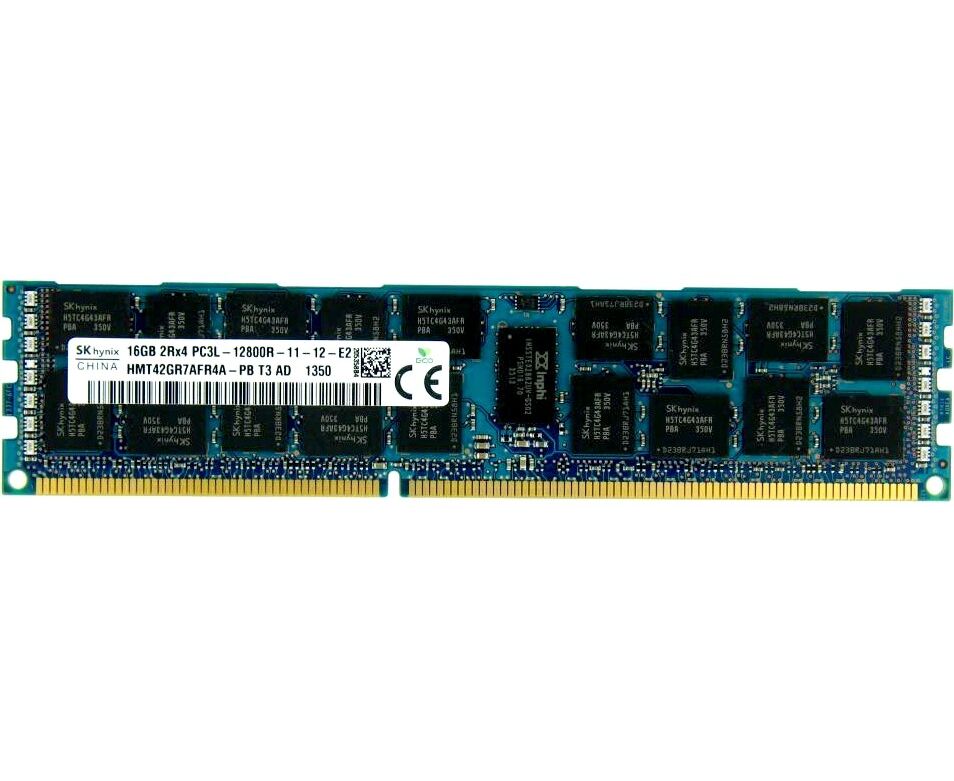 Модуль памяти DDR3 L DIMM 16 Гб 1600 M Hz ECC Registered 2 Rx4 CL11, Hynix Original