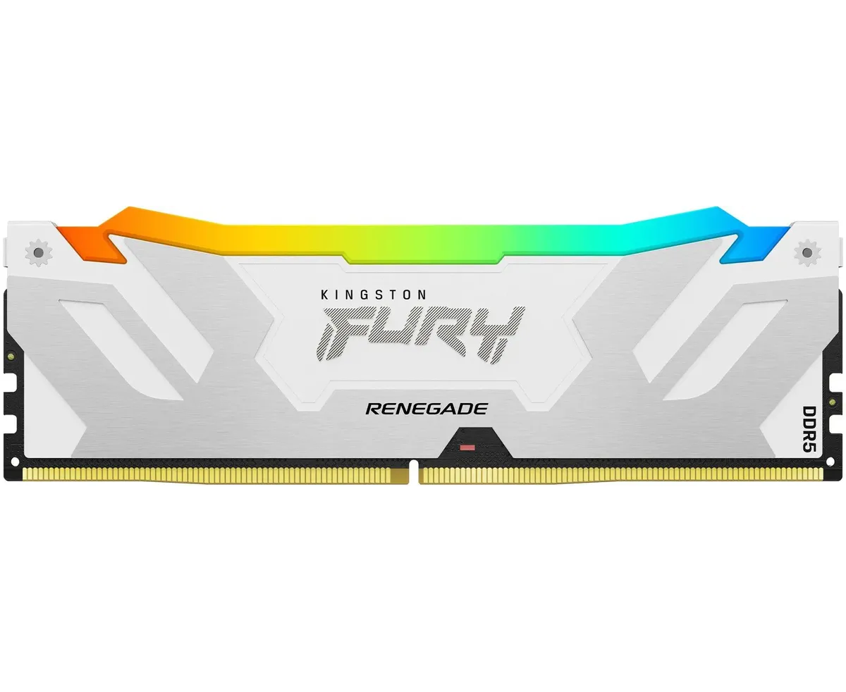 ОЗУ Kingston Fury Renegade KF564 C32 RWA-16 DDR5 - 1x 16 ГБ 6400 МГц, DIMM, White, Ret