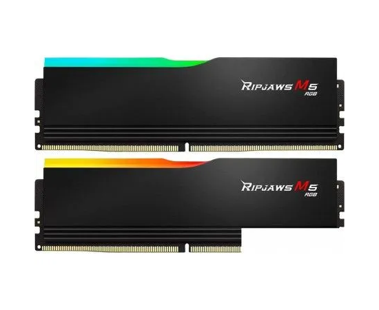 ОЗУ G.SKILL Rip Jaws M5 RGB 32 GB (F5-6000 J3636 F16 GX2-RM5 RK) (2x16 GB) DDR5 6000 M Hz CL36 (36-36-36-96) 1.35 V / Black