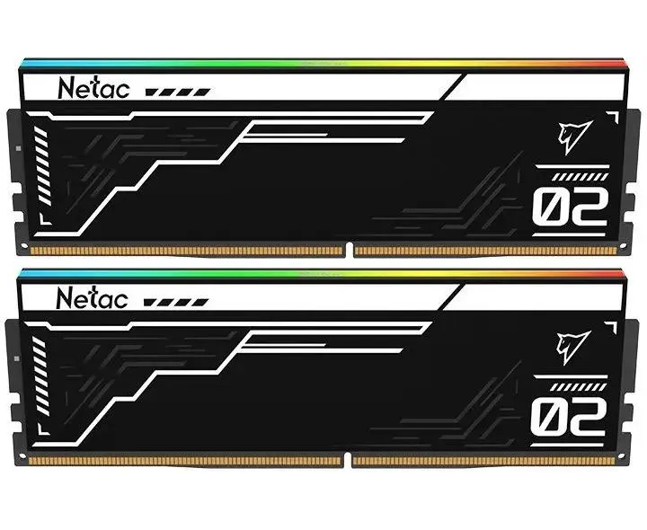 ОЗУ Netac Shadow II RGB NTS2 D5 P68 DP-32 K DDR 5 DIMM 32 Gb (16 Gbx2) 6800 Mhz, C34