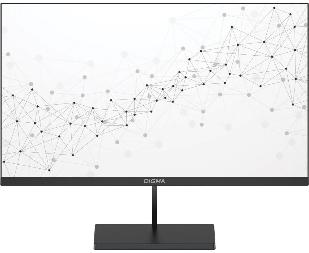 Монитор Digma 23.8" Progress 24 P501 F черный IPS LED 5ms 16:9 HDMI M/M матовая 250cd 178гр/178гр 1920x1080 100 Hz G-Sync Free Sync VGA DP FHD 3.0кг