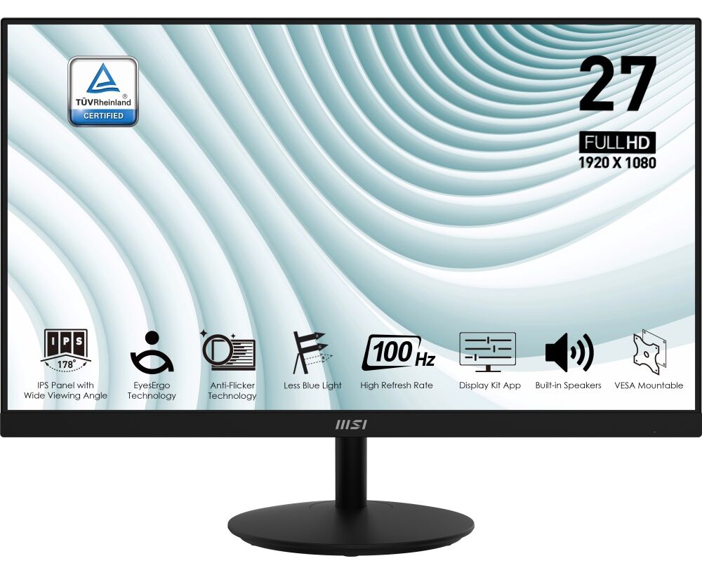 Монитор 27” MSI LCD Pro MP271 A (9 S6-3 PA2 CT-085) 1920x1080 черный IPS 100 Гц