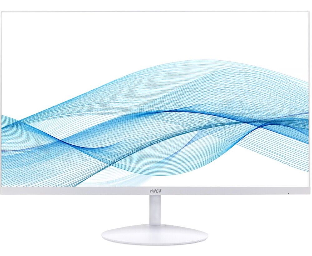 Монитор Hiper 23.8" Easy View SW2401 белый IPS LED 5ms 16:9 HDMI M/M матовая 250cd 178гр/178гр 1920x1080 75 Hz Free Sync VGA DP FHD 3.5кг