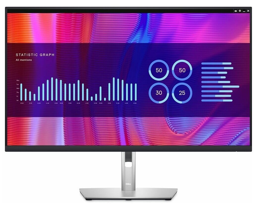 Монитор Dell P3223 DE (210-BDGB) черный 32" IPS LED 16:9 матовая 2560x1440 DP USB HDMI