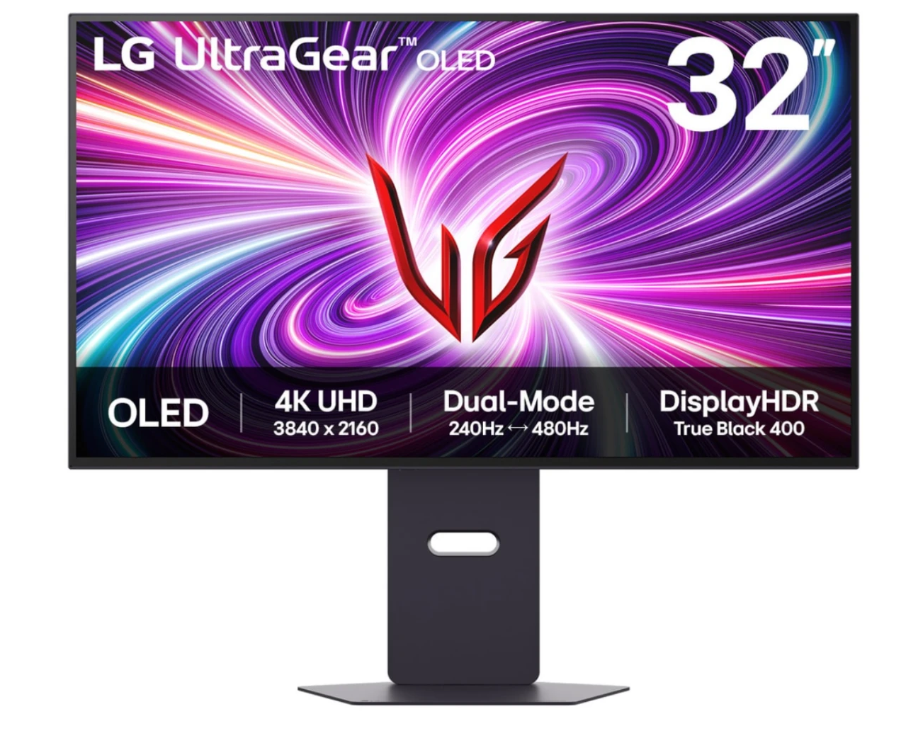 Монитор LG Ultra Gear 32 GS95 UV-B.ARUZ черный OLED LED 16:9 HDMI M/M матовая HAS Piv 275cd 178гр/178гр 3840x2160 240 Hz G-Sync Free Sync Premium Pro DP 4