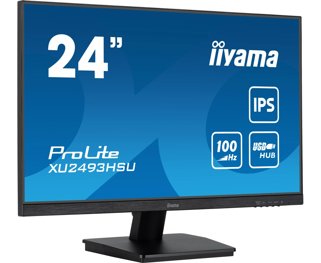 Монитор Iiyama Pro Lite XU2493 HSU-B7 черный IPS LED 1ms 16:9 HDMI M/M матовая 1300:1 300cd 178гр/178гр 1920x1080 100 Hz DP FHD USB 3кг