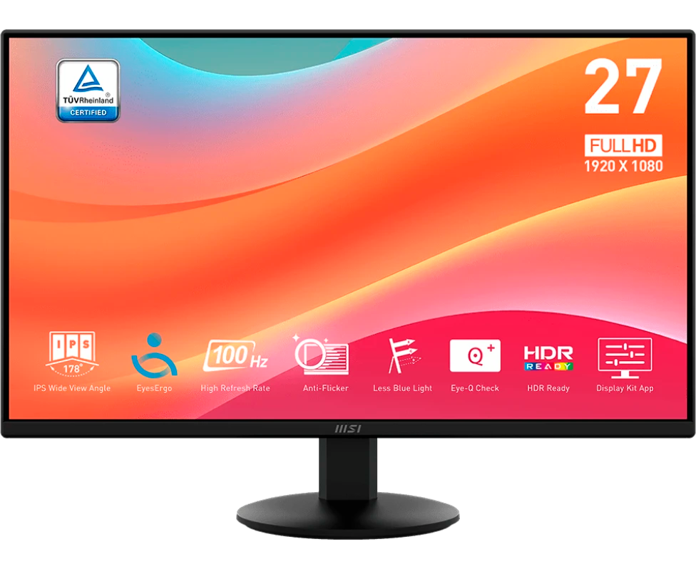 Монитор MSI Pro MP272 L (9 S6-3 PD6 CT-008) черный