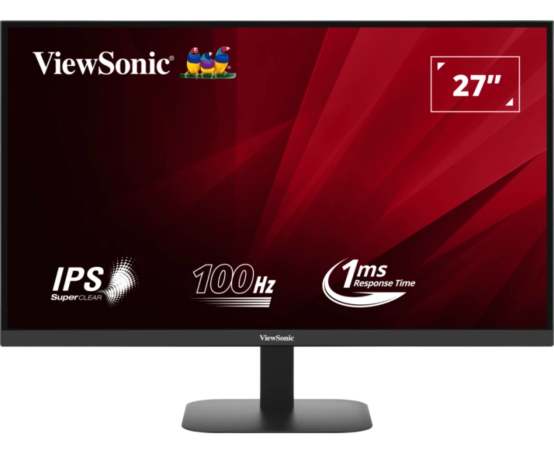 Монитор View Sonic VA2708-2 K-HD черный IPS LED 16:9 HDMI матовая 250cd 178гр/178гр 2560x1440 100 Hz DP Quad HD 2 K (1440p) 4.1кг