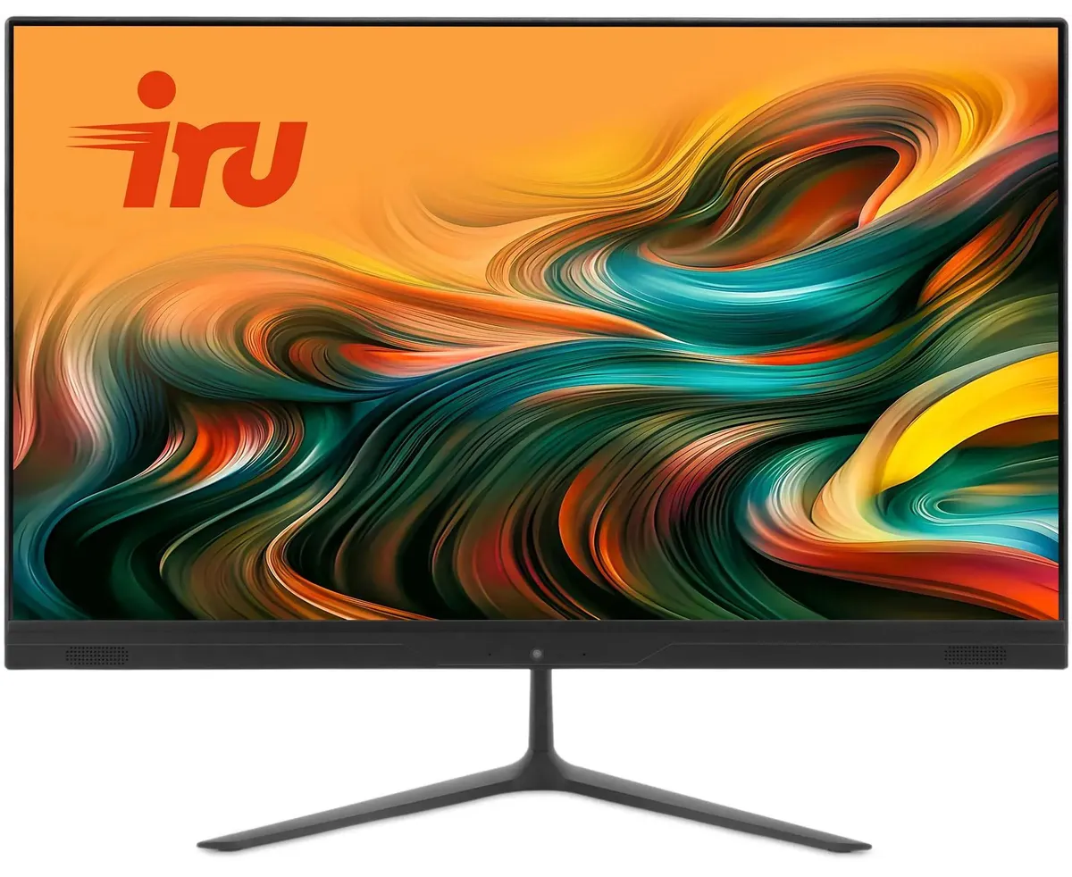 Моноблок IRU P231 (2044607) 23.8" Full HD N100 (0.8) 8 Gb SSD256 Gb UHDG Windows 11 Professional Gbit Eth Wi Fi BT 36 W Cam черный 1920x1080