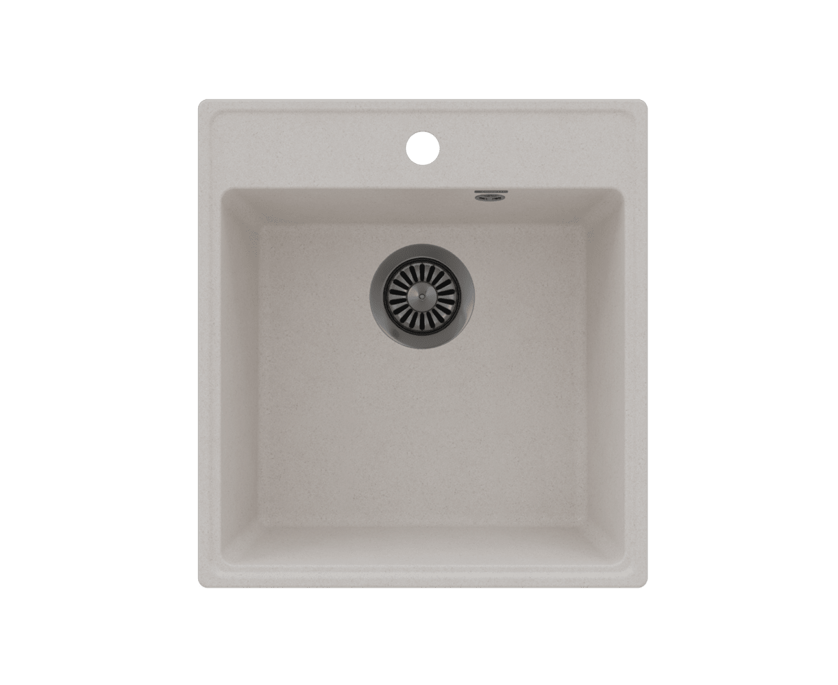 Кухонная мойка MAUNFELD Perla 460 MFQS-460 W кремовый