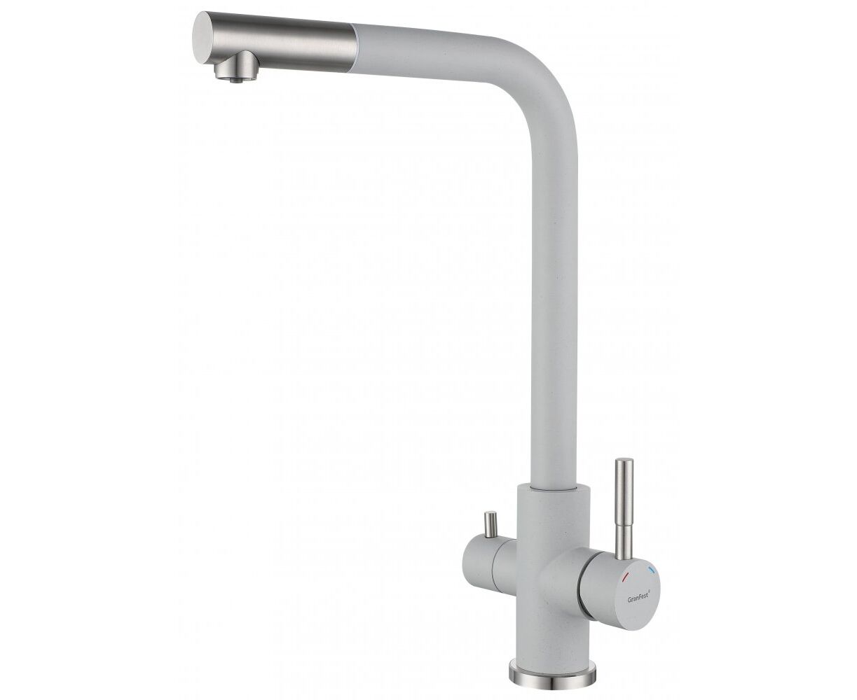 Смеситель для кухни GRANFEST Quarz Z-5421 Серый