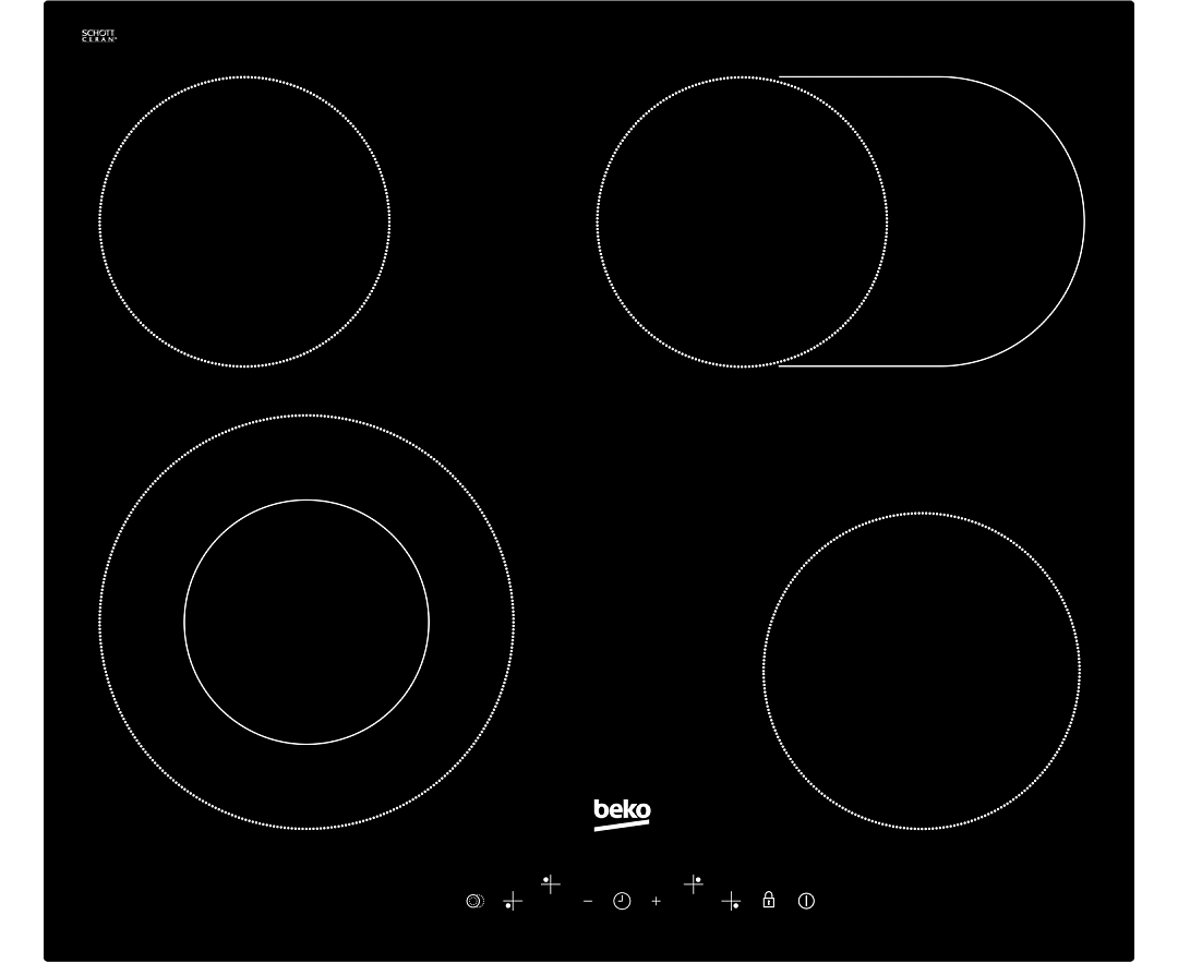 Варочная поверхность BEKO HIC64403 T
