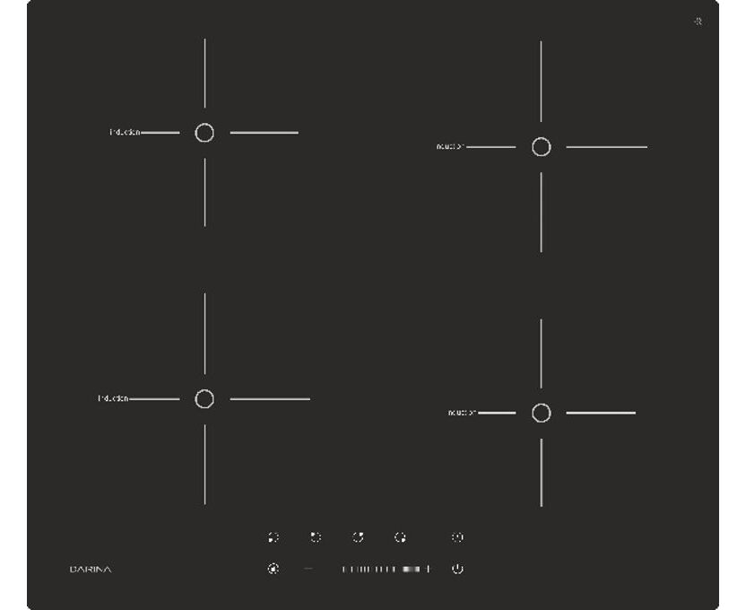 Варочная поверхность Darina PL EI313 B черный