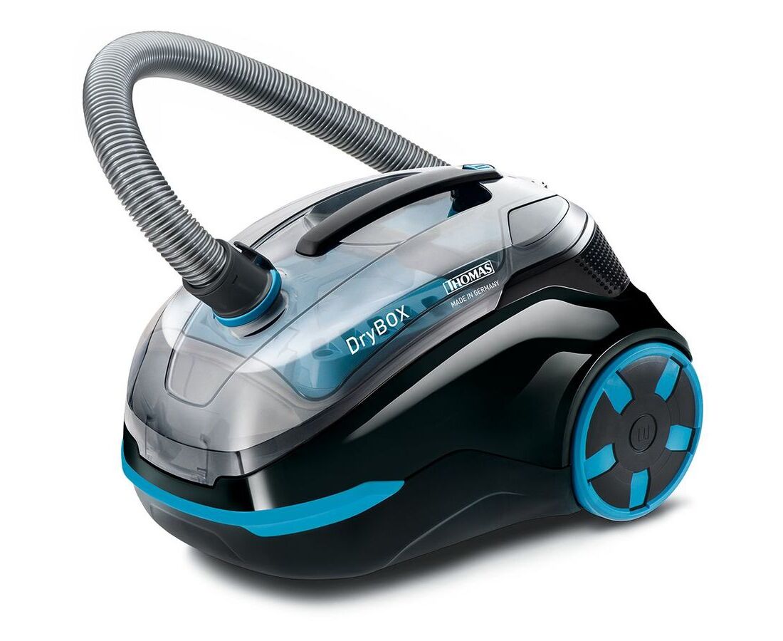 Пылесос Thomas Dry Box черный/голубой