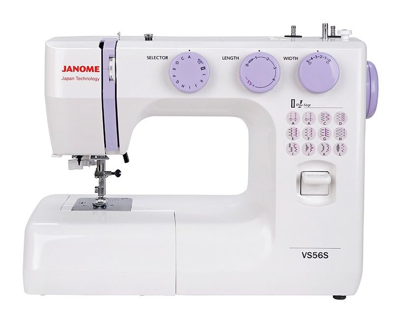 Швейная машина Janome VS 56 S (VS56 S), электромеханическое управление, вертикальный челнок, количество операций: 23