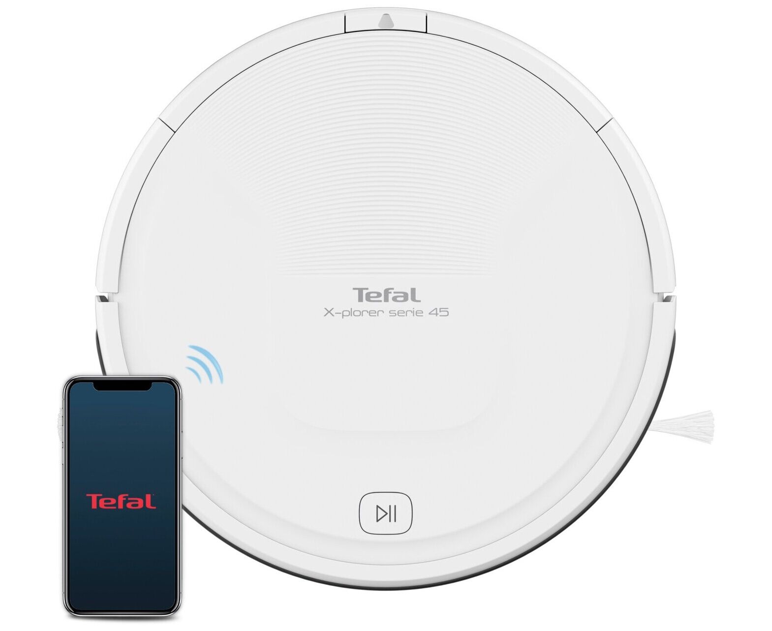 Пылесос-робот Tefal X-Plorer Serie 45 RG8227 WH белый