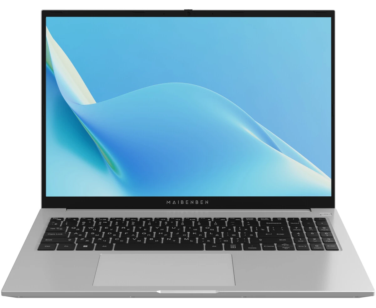 Ноутбук Maibenben M16 B-R343 UMB1 SLSRE0 16" FHD IPS, AMD R3-4300 U, 8 Gb, 512 Gb SSD, Linux, серебристый