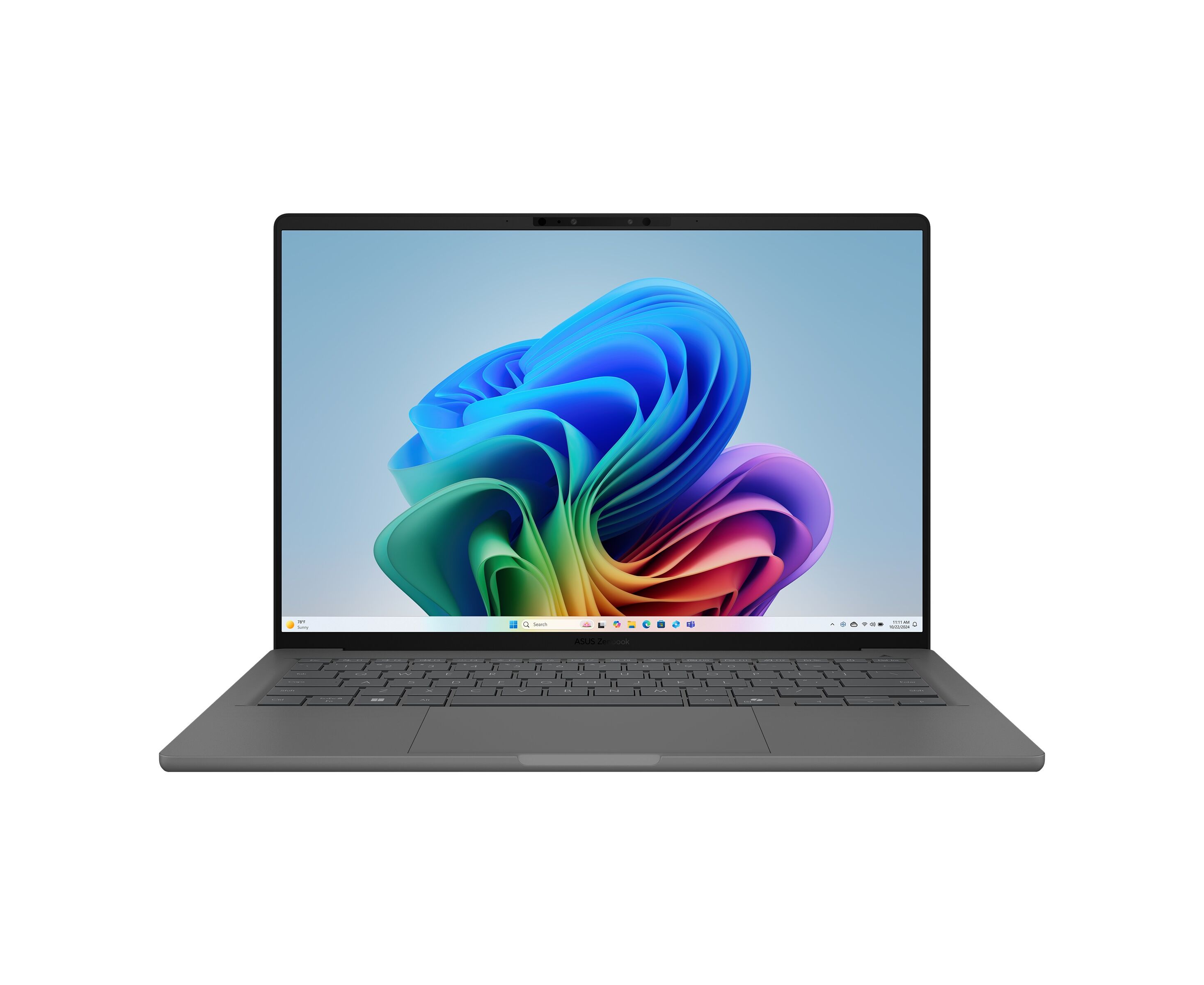 Ноутбук Asus Zenbook 14 UX3407 QA-QD267 W (90 NB1502-M00 DN0) Snapdragon X X1-26-100 16 Gb SSD512 Gb Qualcomm Adreno 14" OLED WUXGA (1920x1200) Win 11