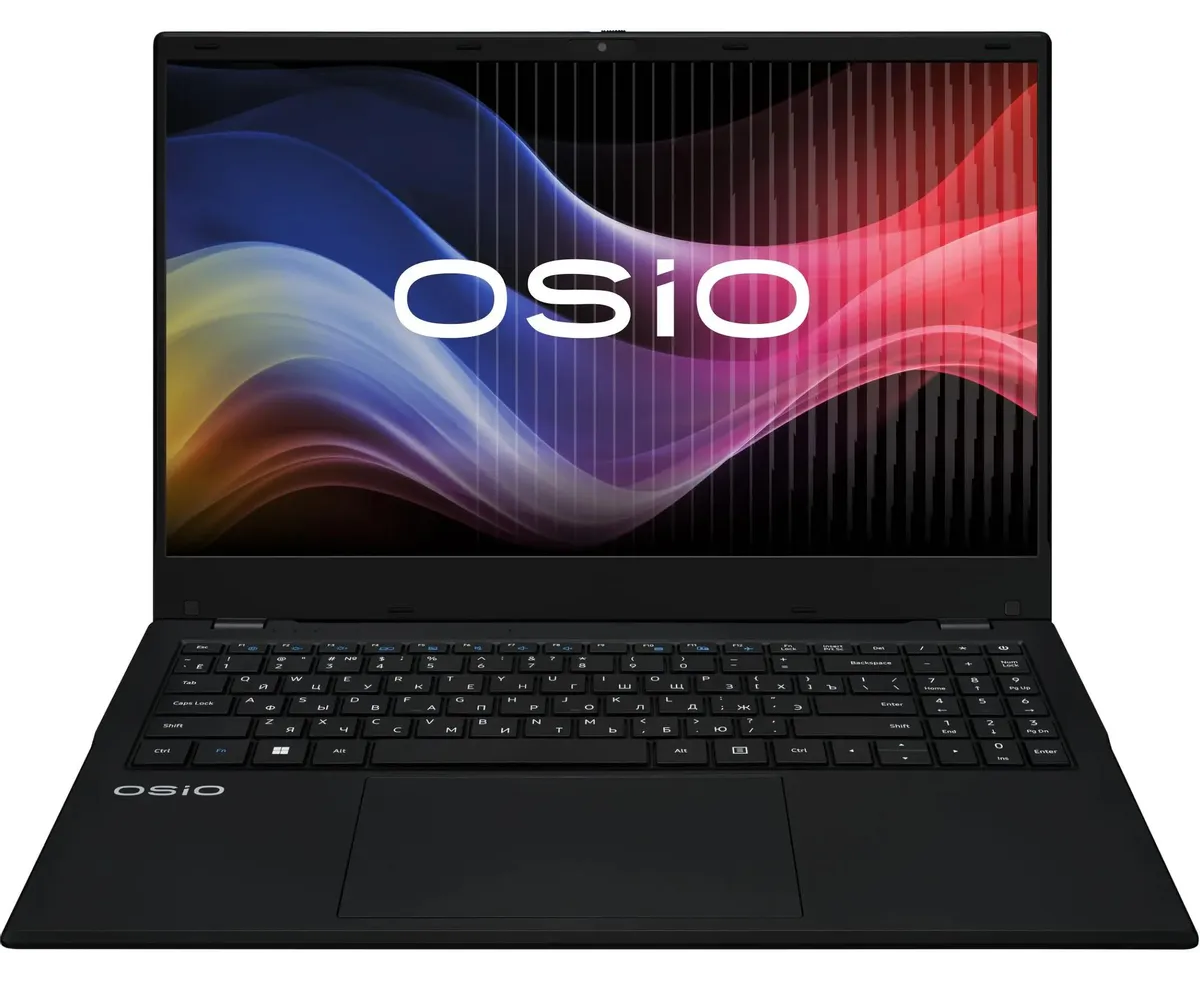 Ноутбук OSIO Base Line B150 I-010 B 15.6", 2024, IPS, Intel N-series N200 1 ГГц, 4 ядра, 8 ГБ DDR4, 512 ГБ SSD, Intel UHD Graphics, Win11 H