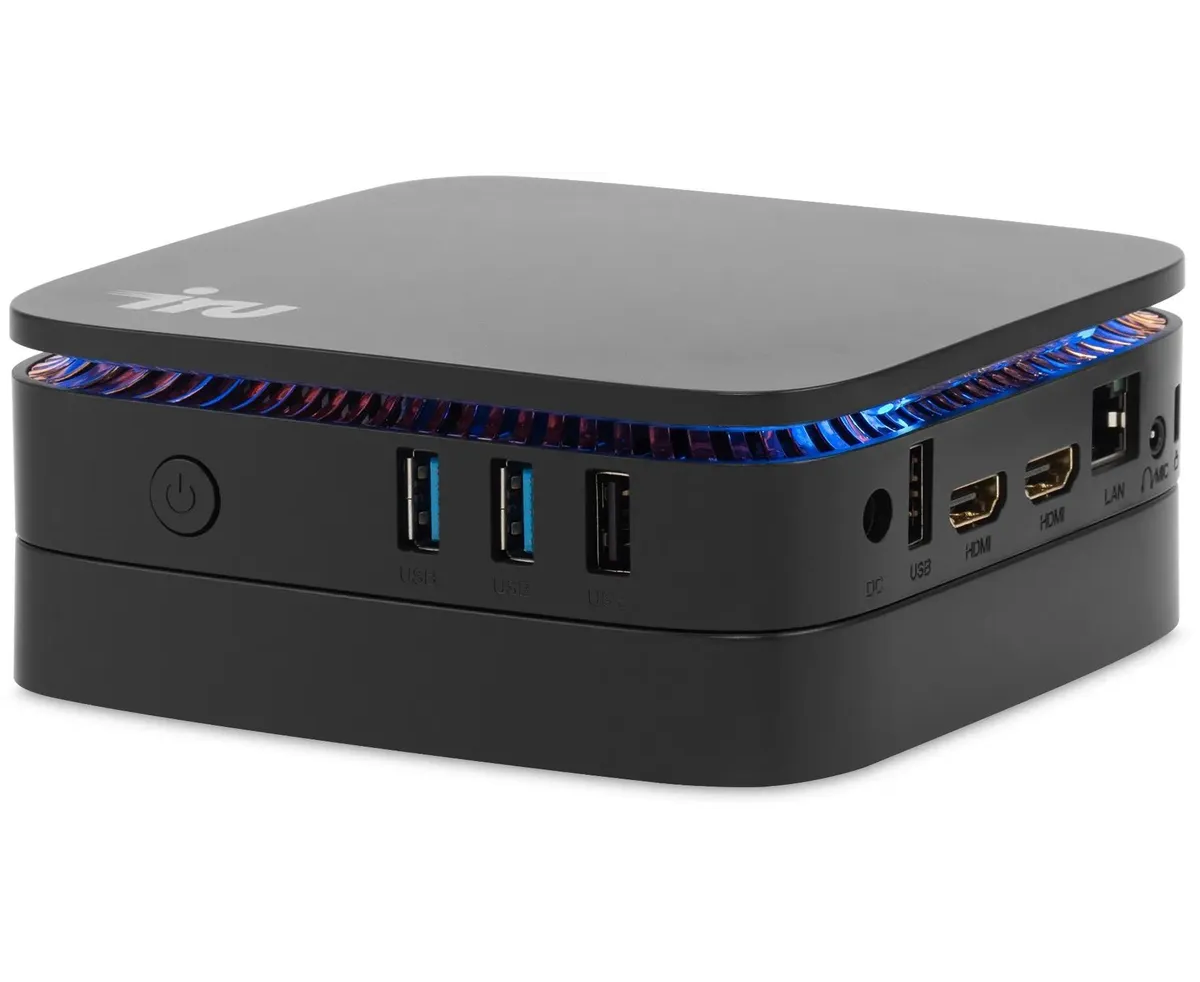 Неттоп IRU 110 JLCN (1975164) Cel N5105 8 Gb SSD256 Gb UHDG Windows 11 Professional Gbit Eth Wi Fi BT черный