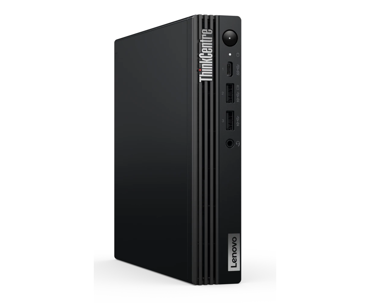 Неттоп Lenovo Think Centre M70q G5 Tiny (12 TD003 SSA) (клав.рус.грав.) i5-13400 T/16 GB 2slots/512 GB SSD/DOS/VESA/k+m/Black